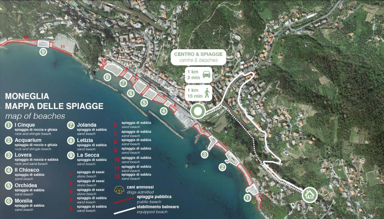 Appartamento A Moneglia, Tra Portofino E Le Cinque Terre Εξωτερικό φωτογραφία